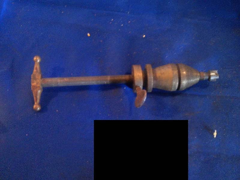 antique brass drill remer