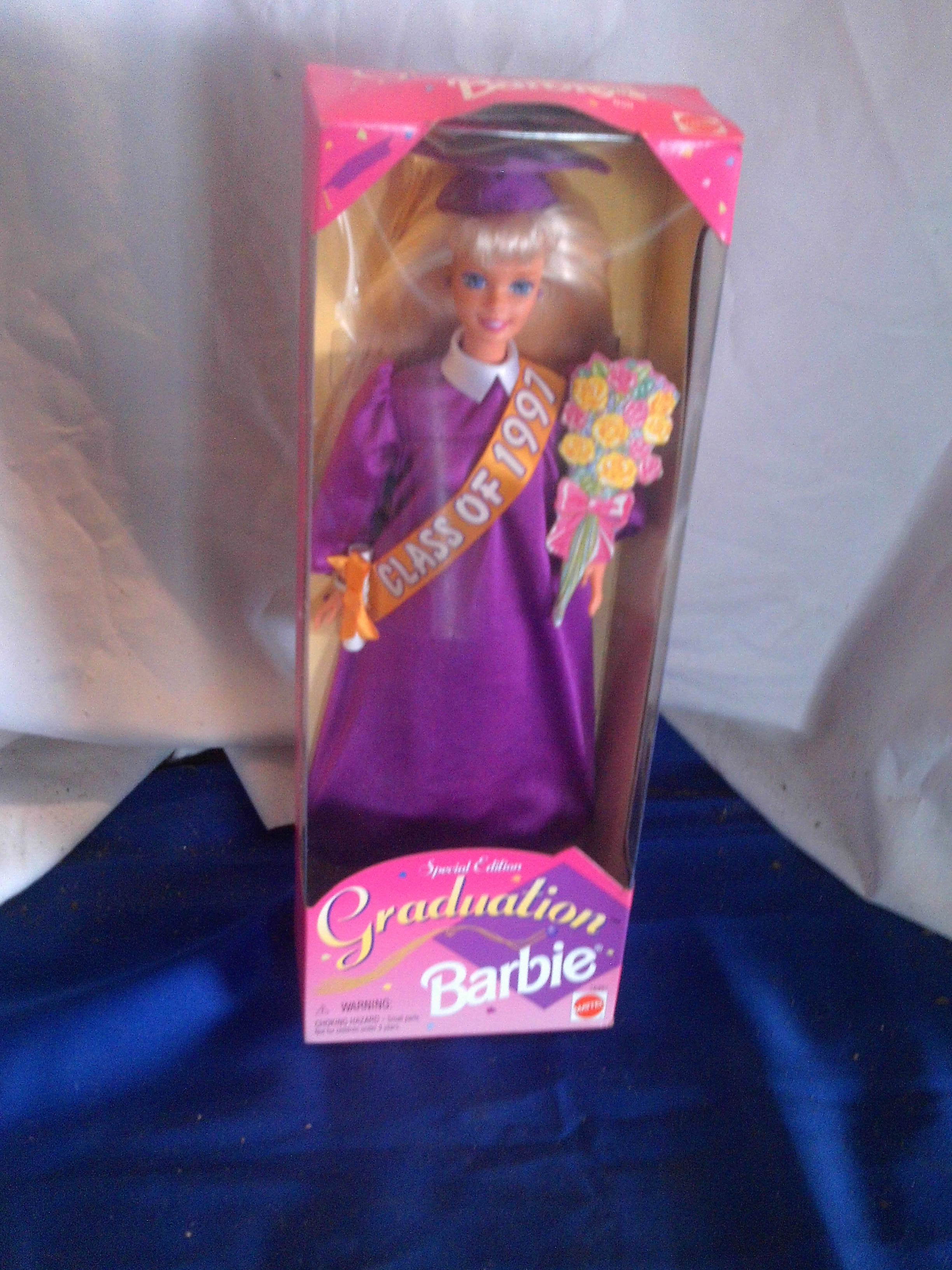 vintage graduation barbie