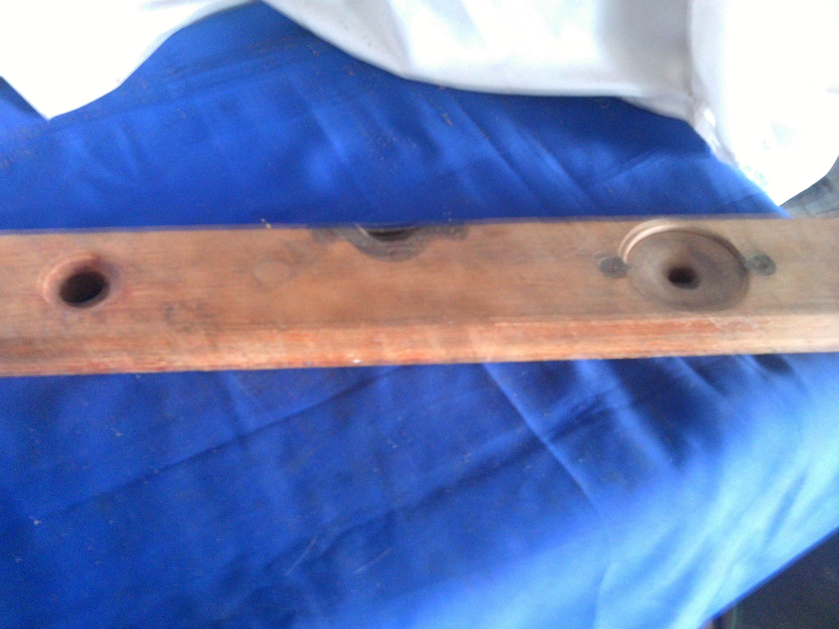 antique wooden level