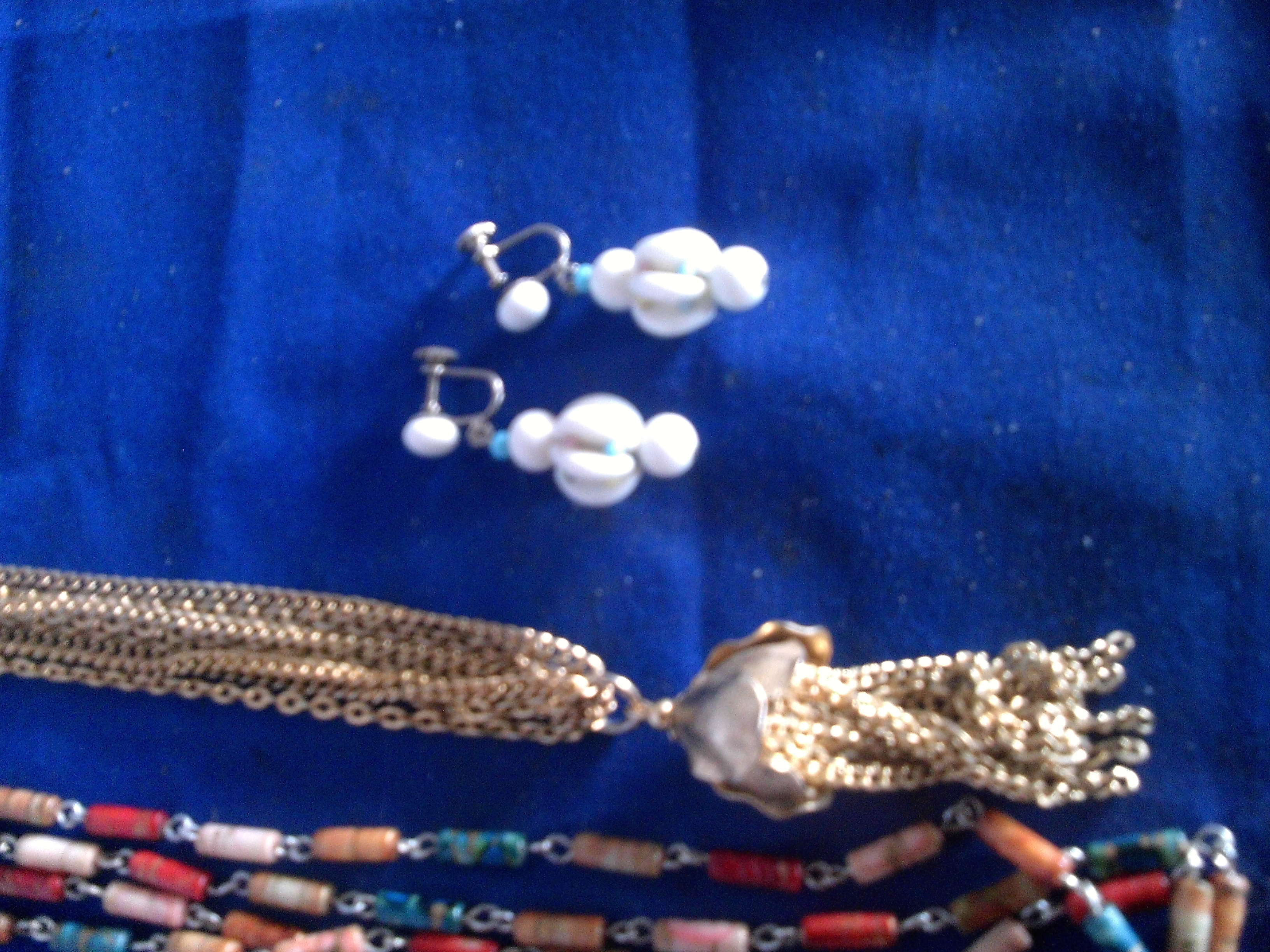 vintage knecklace and earings