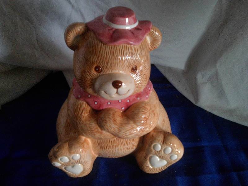 vintage mama bear cookie jar