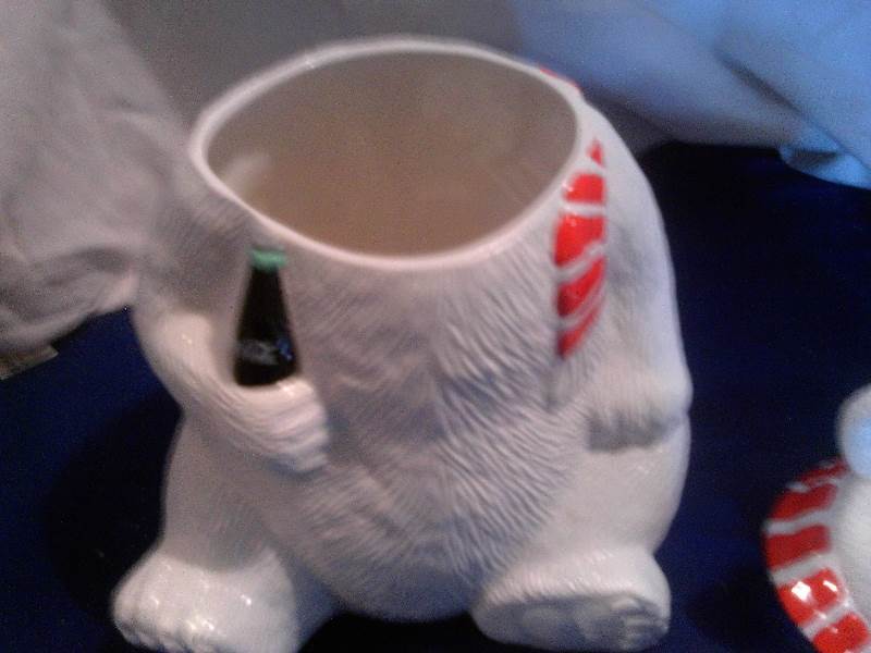 vintage collector coke cacola cookie jar