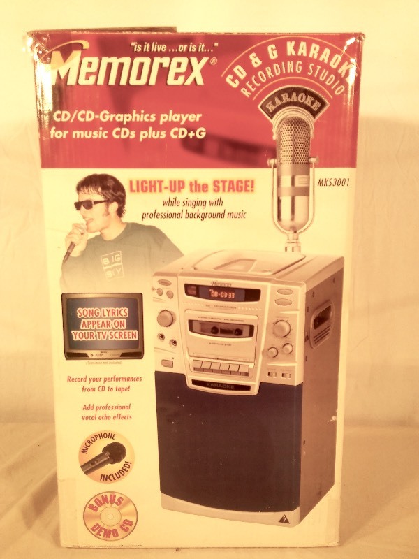 Memorex CD  CD Graphics Karaoke Machine & Recording Studio (used a couple of time)