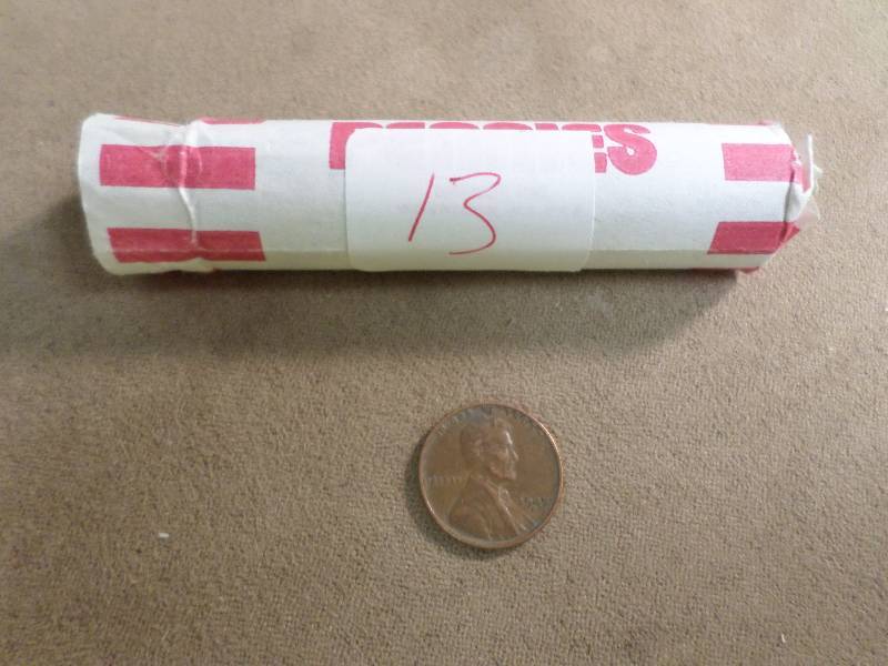 1 Roll of 50 Mixed Dates Wheat Back...