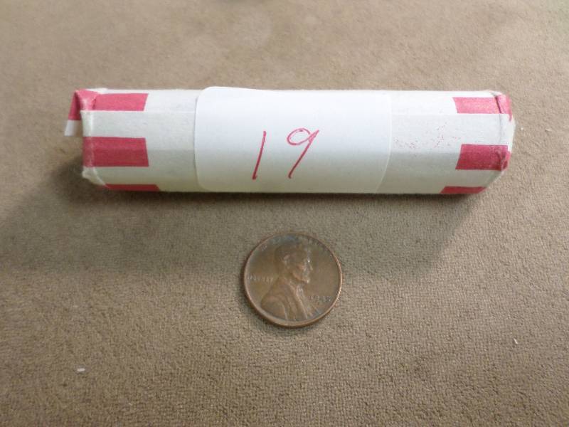 1 Roll of 50 Mixed Dates Wheat Back...