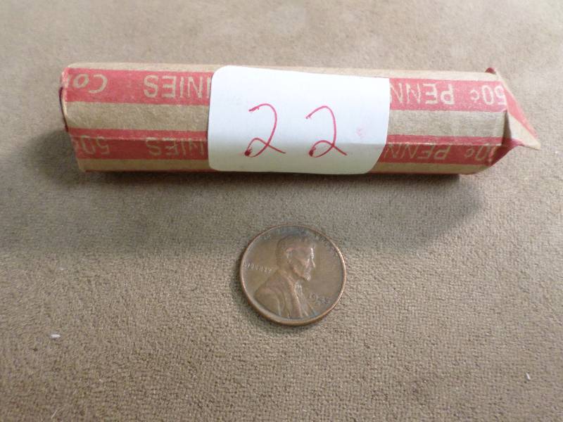 1 Roll of 50 Mixed Dates Wheat Back...