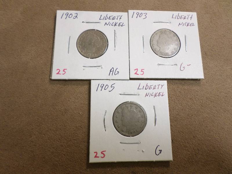 1902 AG, 1903 G-, 1905 G, Liberty V...