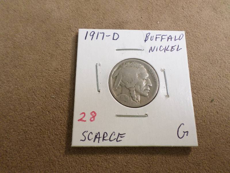 1917-D (Scarce Date) G, Buffalo Nic...