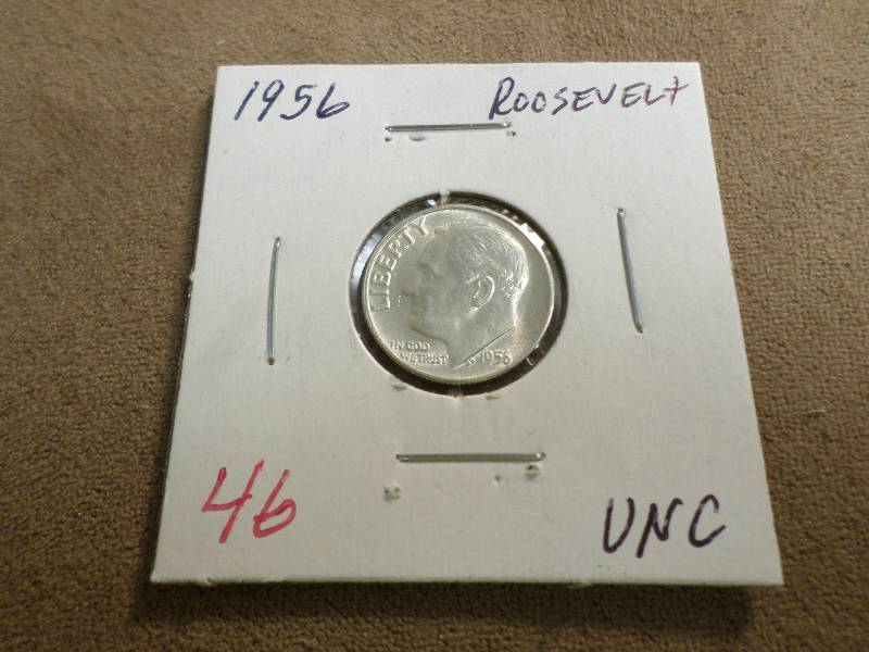 1956 Unc., Roosevelt Dime...