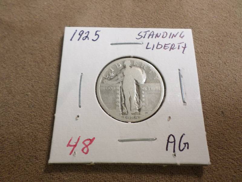 1925 AG, Standing Liberty Quarter...