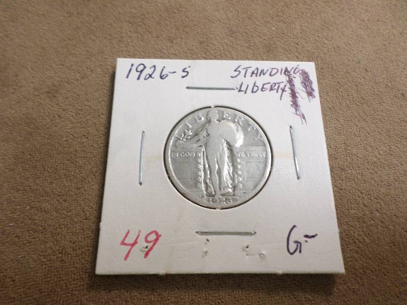 1926-S G-, Standing Liberty Quarter...