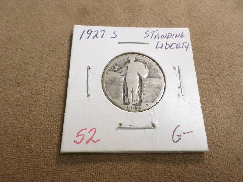 1927-S G-, Standing Liberty Quarter...