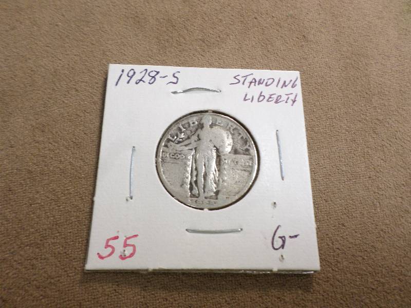 1928-S G-, Standing Liberty Quarter...