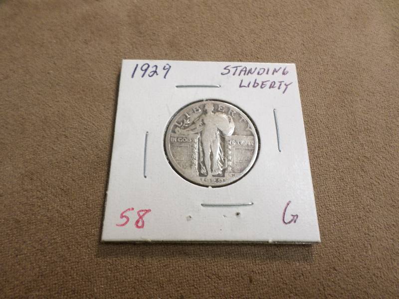 1929 G, Standing Liberty Quarter...
