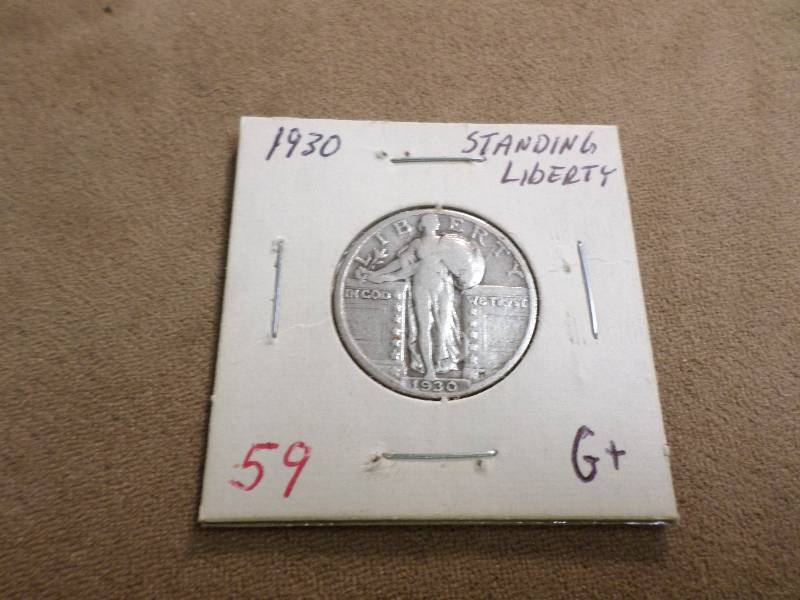 1930 G, Standing Liberty Quarter...