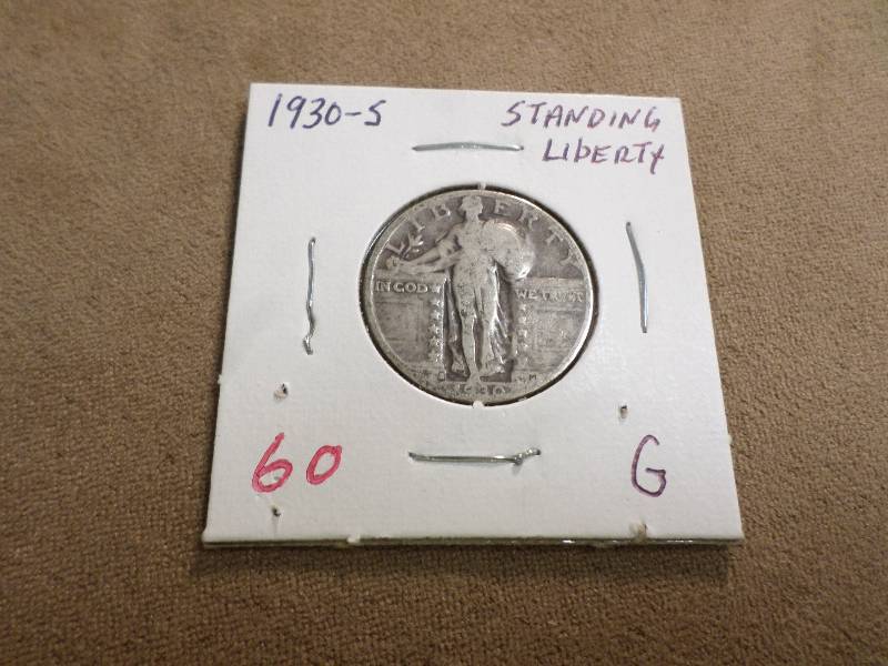 1930-S G, Standing Liberty Quarter...