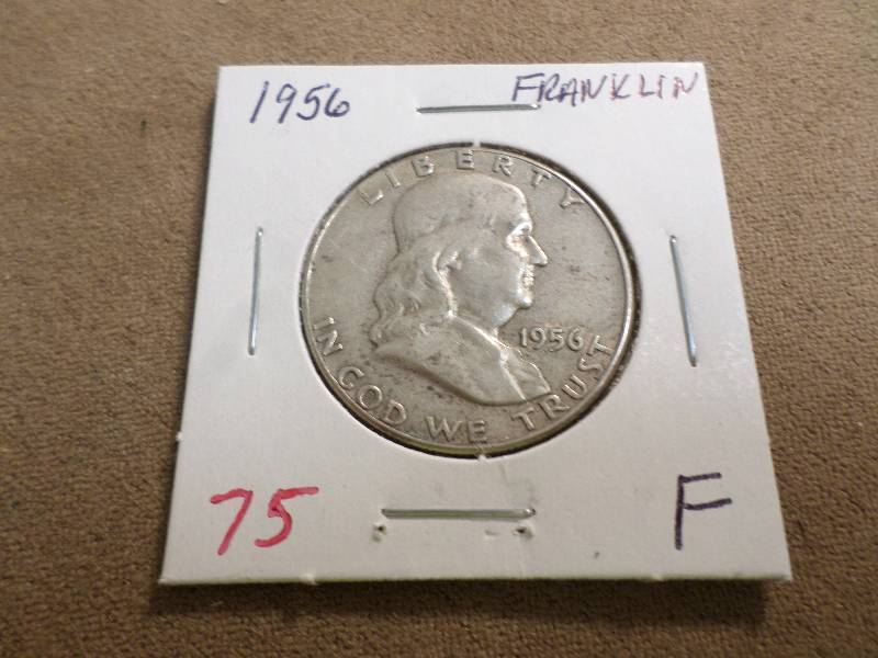 1956 F, Franklin Half Dollar...
