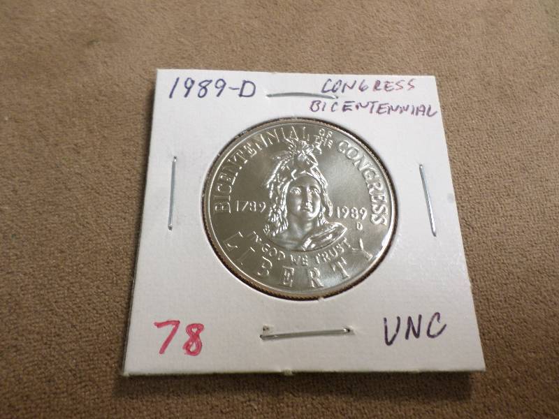 1989-D Congress Bicentennial Half D...