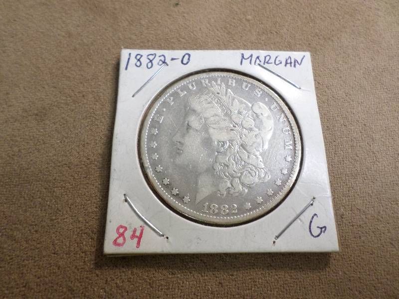 1882-O G, Morgan Dollar...