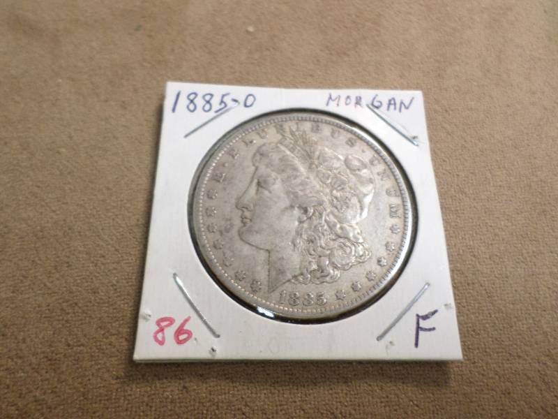 1885-O F, Morgan Dollar...