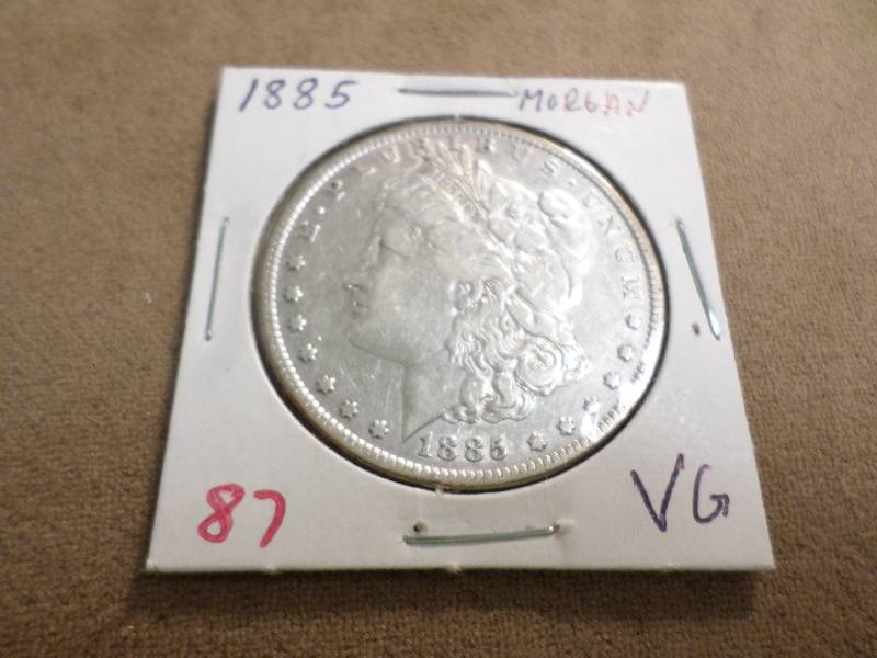 1885 VG, Morgan Dollar...