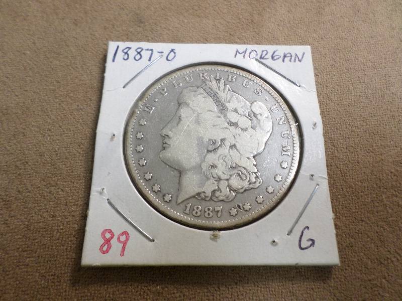 1887-O G, Morgan Dollar...