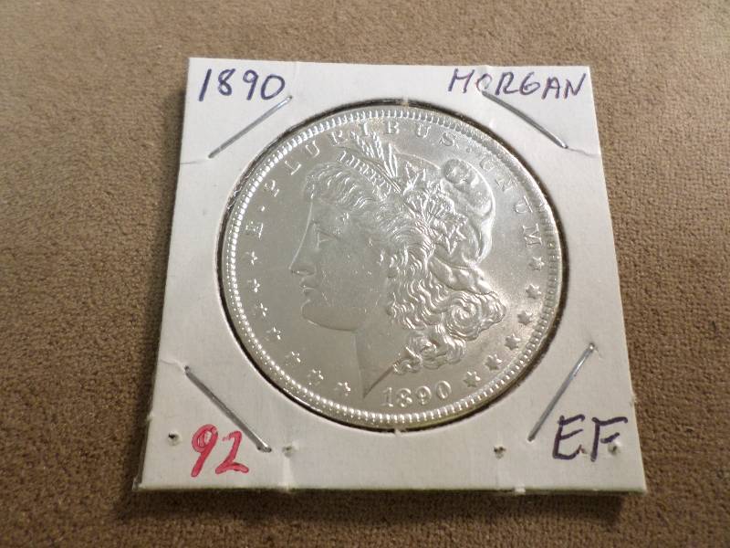 1890 EF, Morgan Dollar...