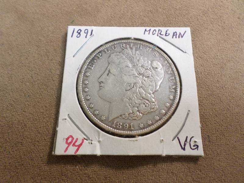1891 VG, Morgan Dollar...