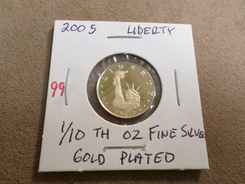 110th OZ Fine Silver 2005 Liberty ...