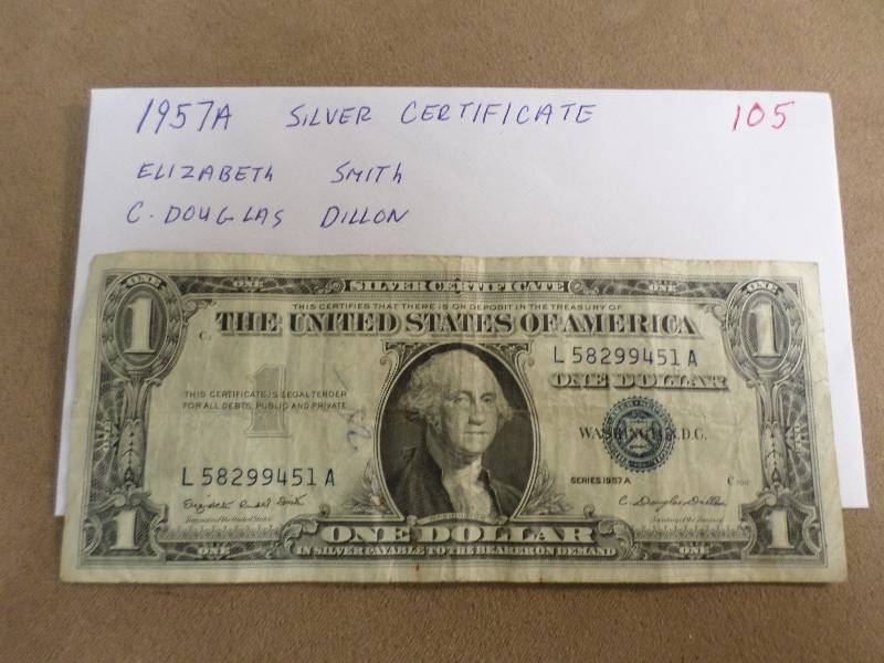 1957A Silver Certificate Smith Dil...