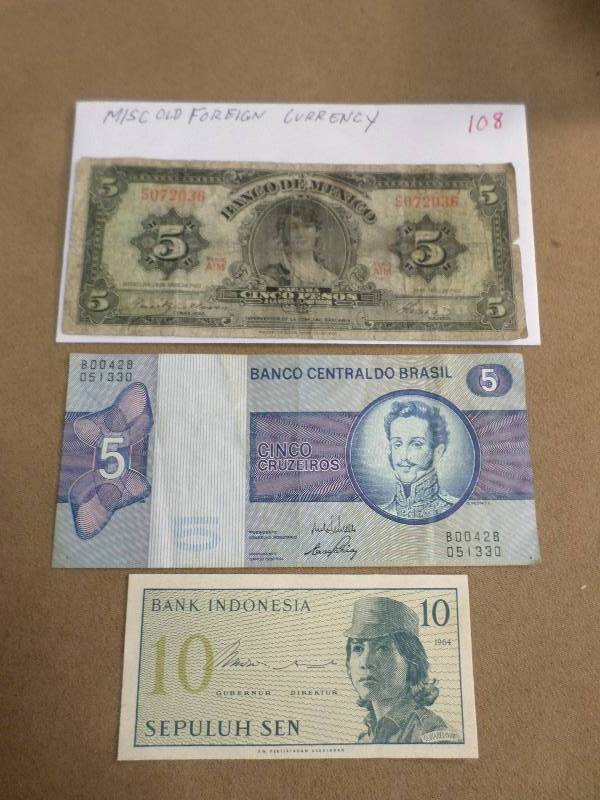 Misc. Old Foreign Currency...
