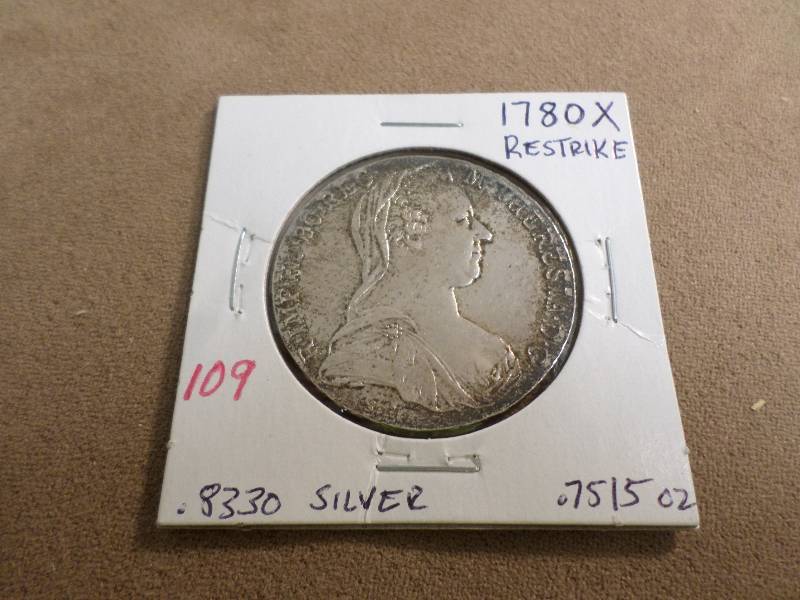 1780X Restrike Austrian States Thal...