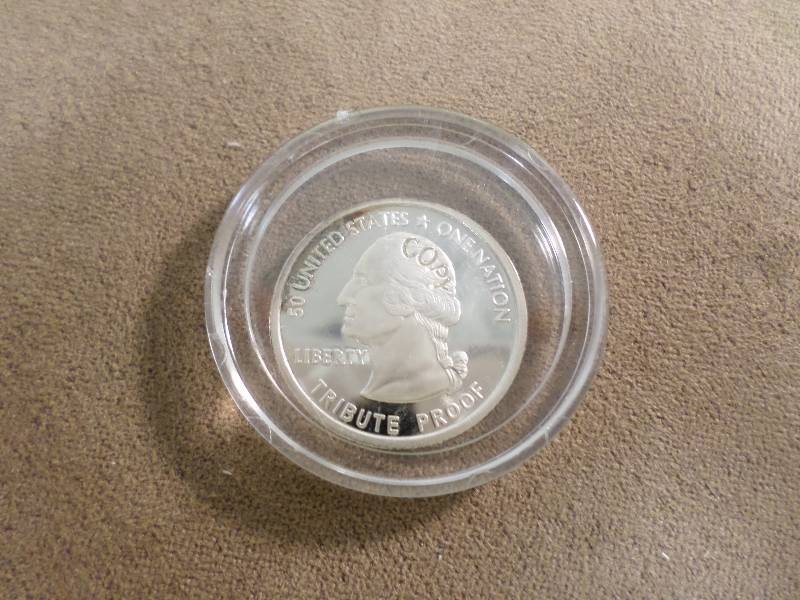 2003 Tribute Proof Silver Plated Co...