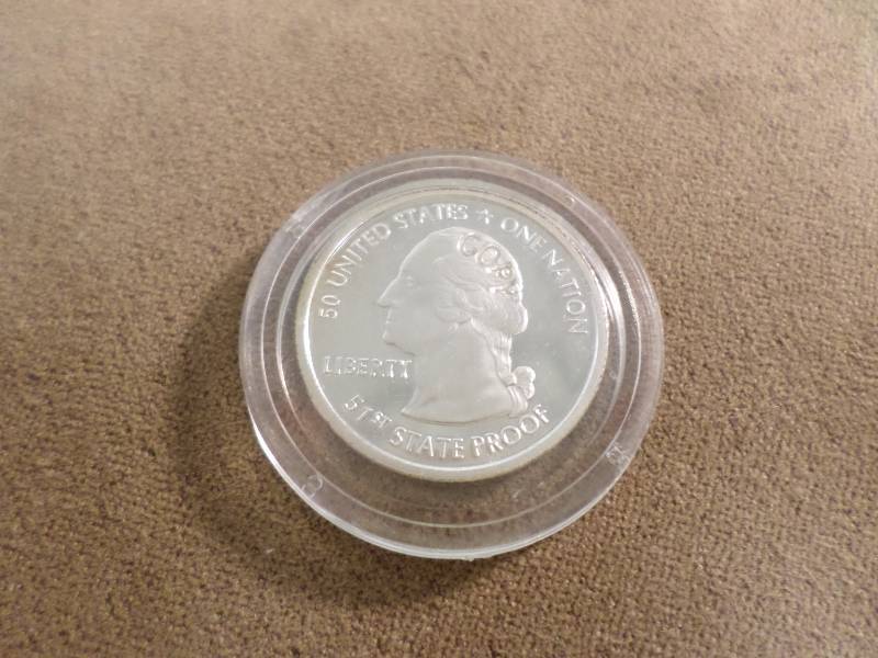 2007 Tribute Proof Silver Plated Co...