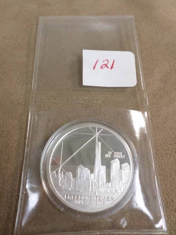 2004 Freedom Tower 1 oz Proof Plate...