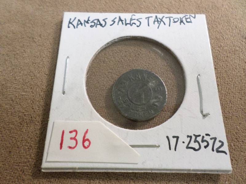 Kansas Sales Tax Token...