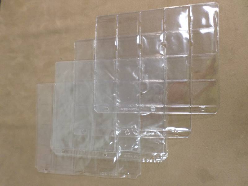 4  2 x 2 holder plastic pages...