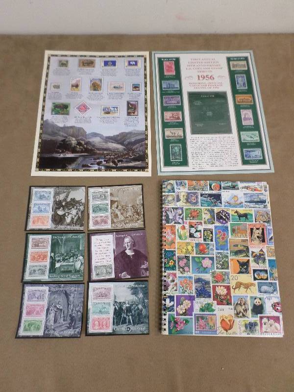 1 Stamp album pretty much full of s...