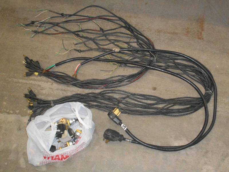Lot Of (2) Bundles Of 120Volt Cord...