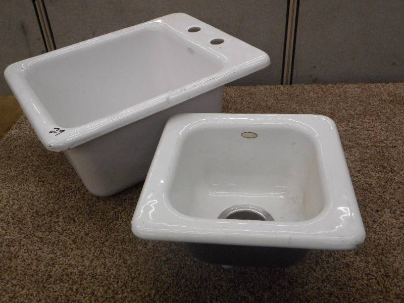 (2) Cast Iron Handwash Sinks ...