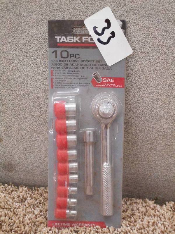 Unused TaskForce 10-Piece SAE 14-...