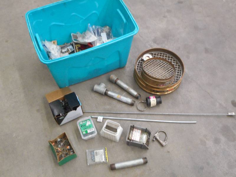 Bin Full Of Misc Hardware, Gutter P...