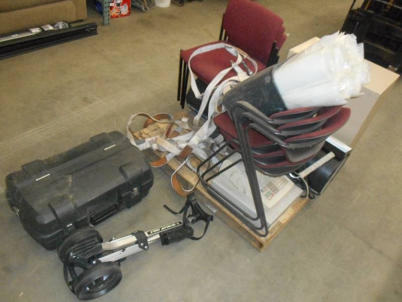 Pallet Lot (6) Office Chairs, File...