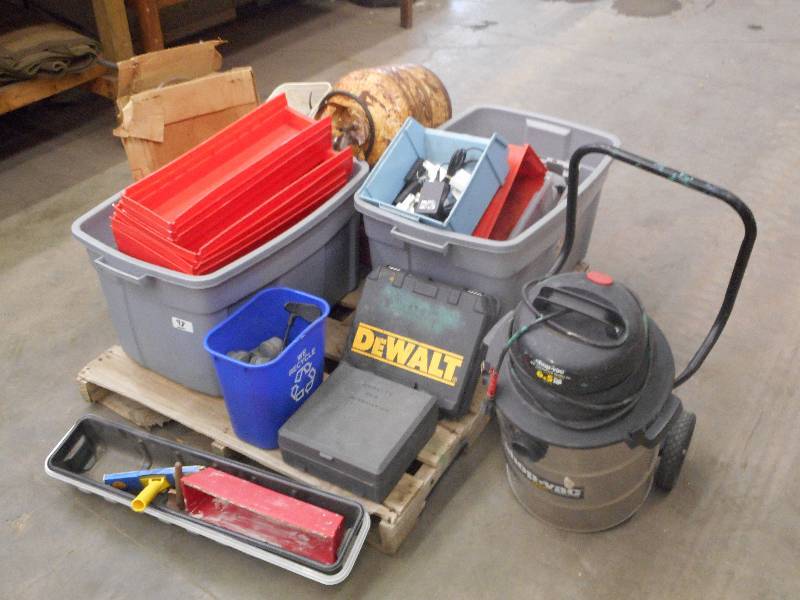Pallet Lot Parts Bins, Tools, LP T...