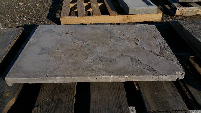 Stone Colored Polished Dyed Concrete Top