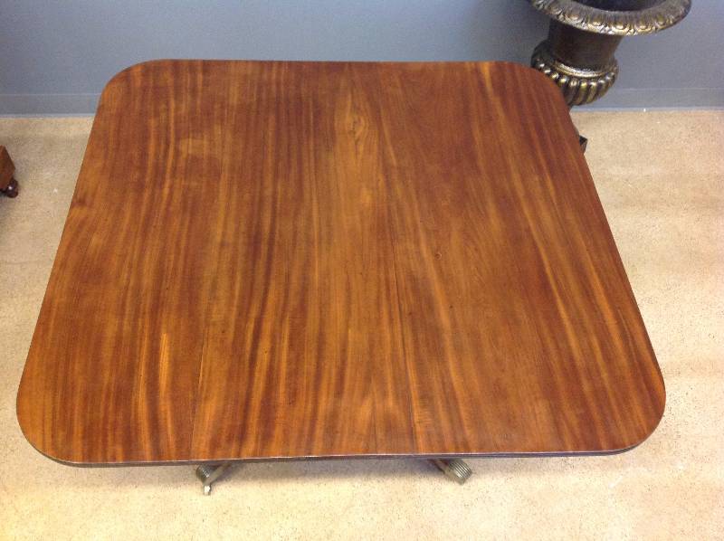 1850 - 1960s Mid Victorian Breakfast Table on Casters