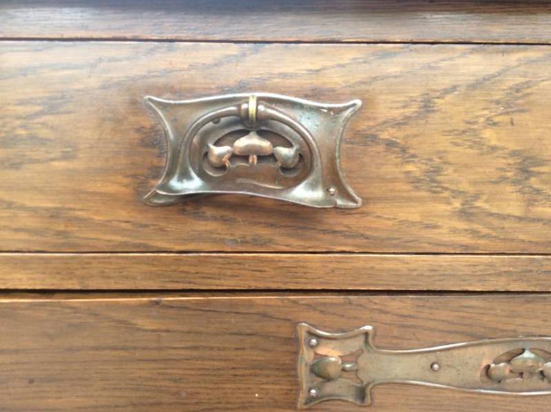 Arts and Crafts Era Mirrored Buffet c. 1910