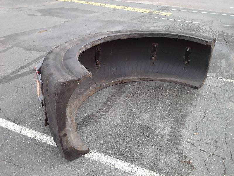 lot 3 image: Rubber Tire Snow Pusher (Skid Steer)