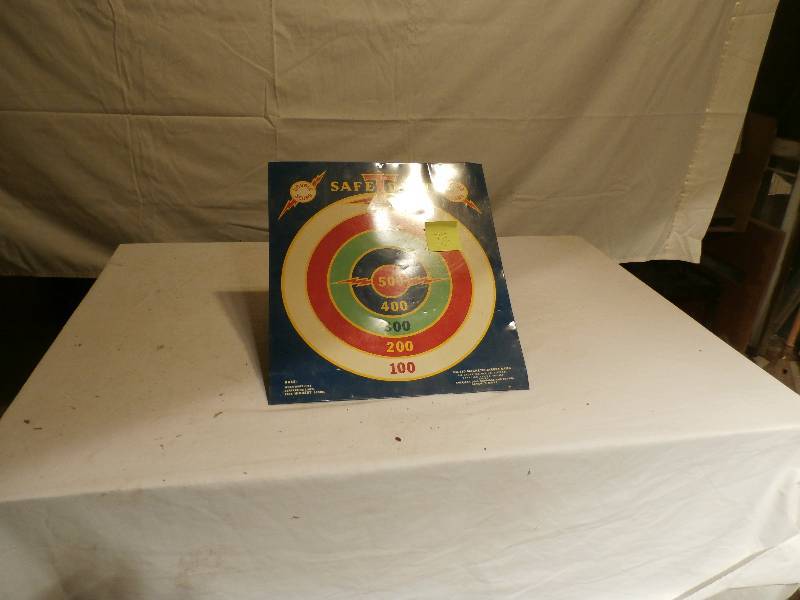 lot 73 image: Metal Safe-T Dart Board (No Darts)