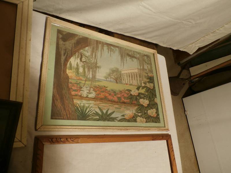 lot 98 image: Lot of 4 Large PicturesFrames